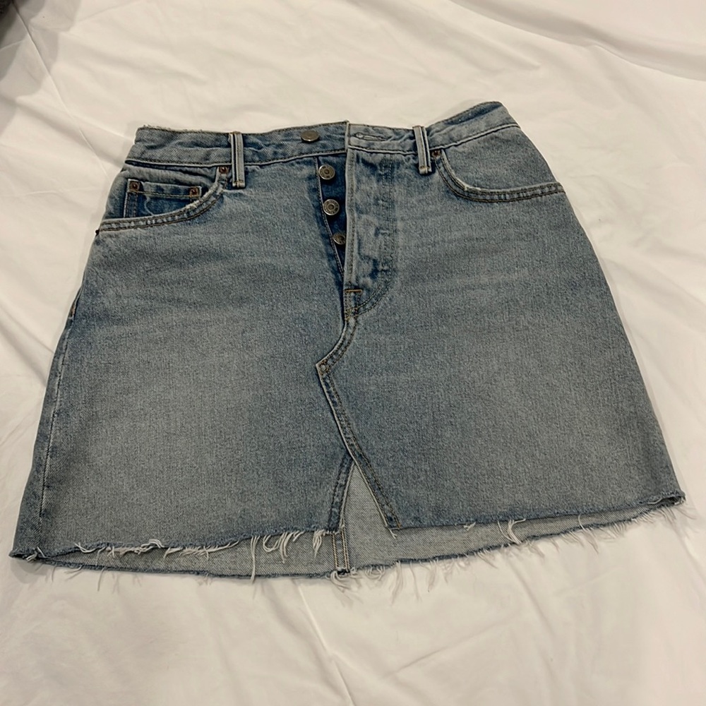 GRLFRND x REVOLVE Milla Denim Mini Skirt
